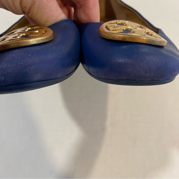 Tory Burch Blue Ballet Flats - Picture 5 of 12